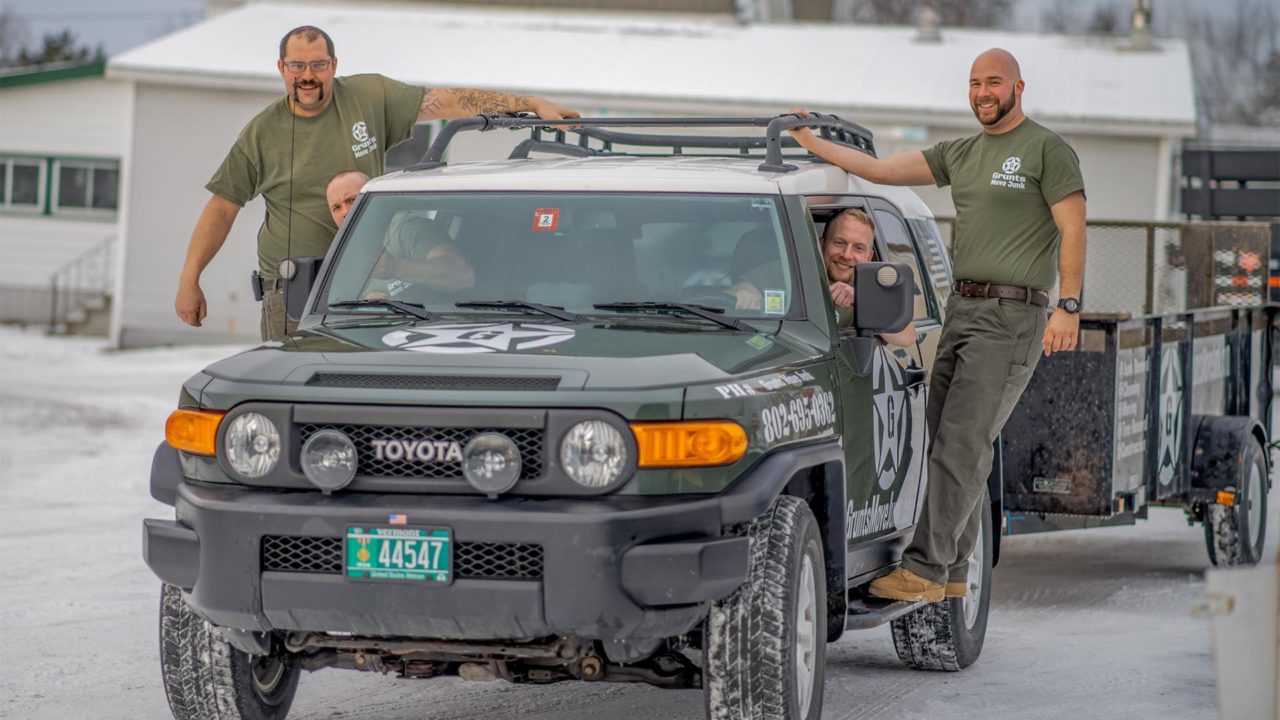 Junk Removal Near You Grunts Move Junk Vermont
